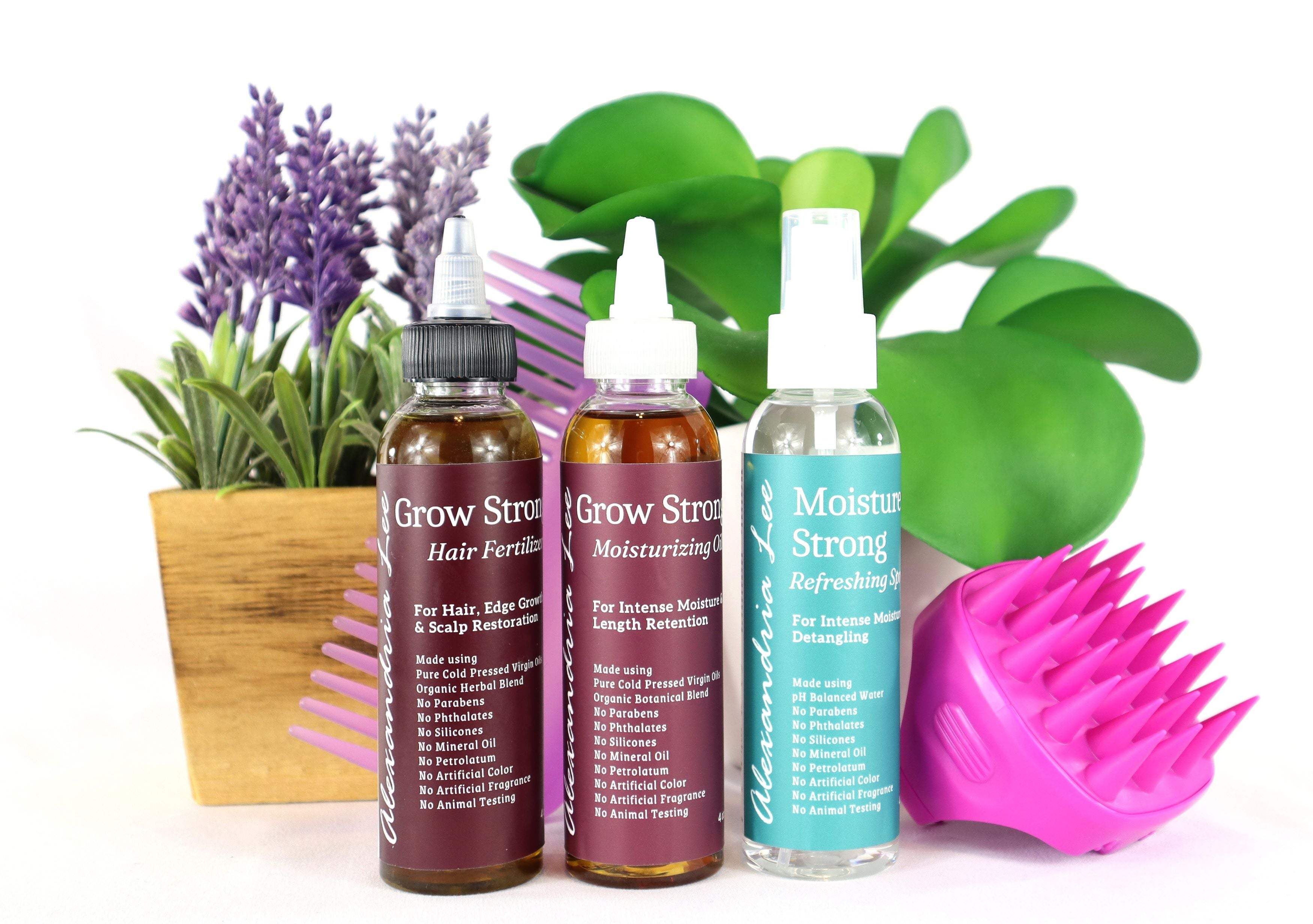 Grow Strong Hair Trio – Alexandria Lee Hair & Skin Care